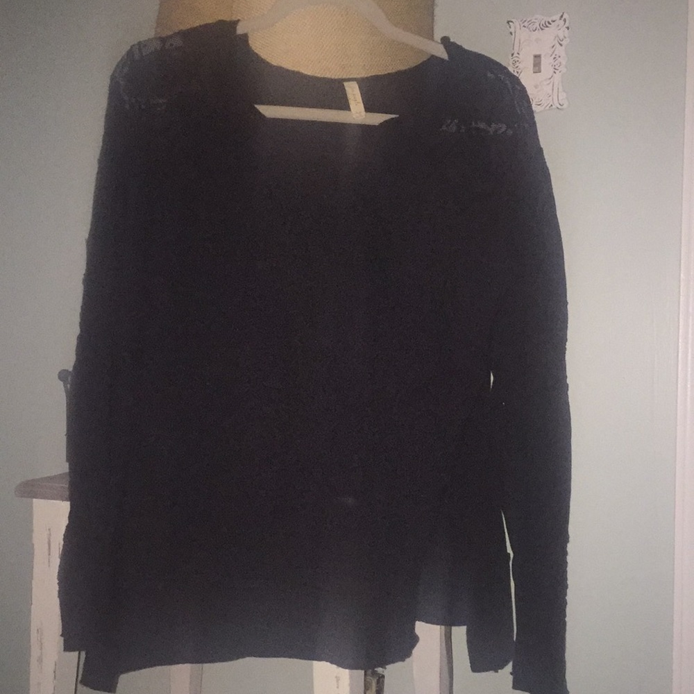 FREE PEOPLE mid weight cotton long sleeve